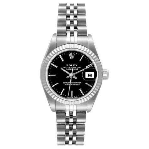 rolex lady datejust 26 schwarzes zifferblatt|Rolex Lady.